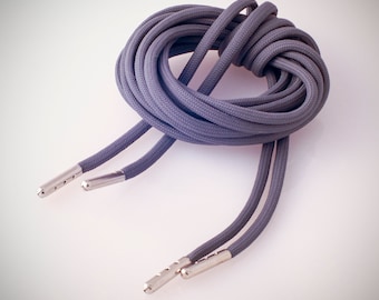 Gunmetal 550 Paracord Boot Laces