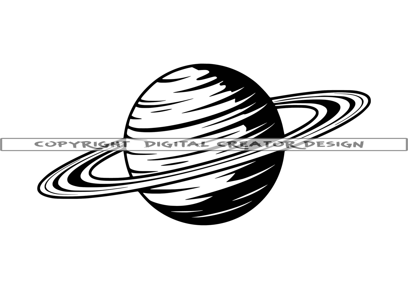 Saturn SVG Planet SVG Space SVG Solar System Svg Saturn | Etsy