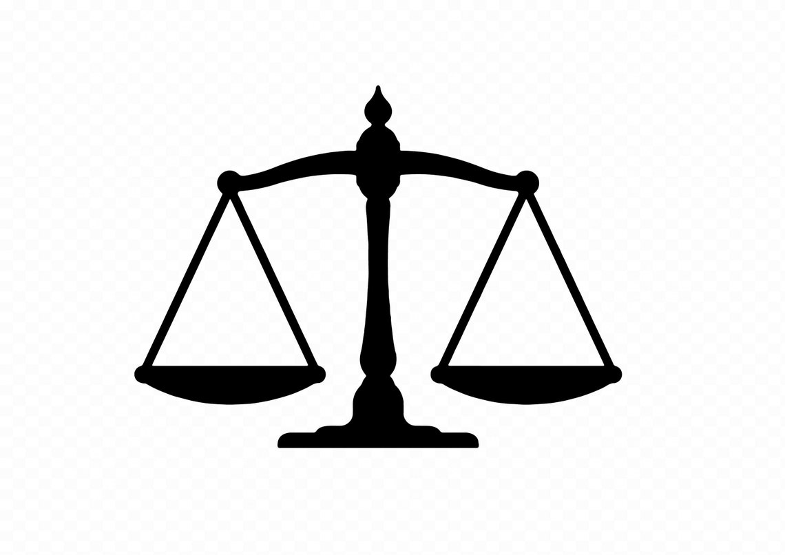 Scales of Justice SVG Law Scales SVG Attorney SVG Law Svg Etsy