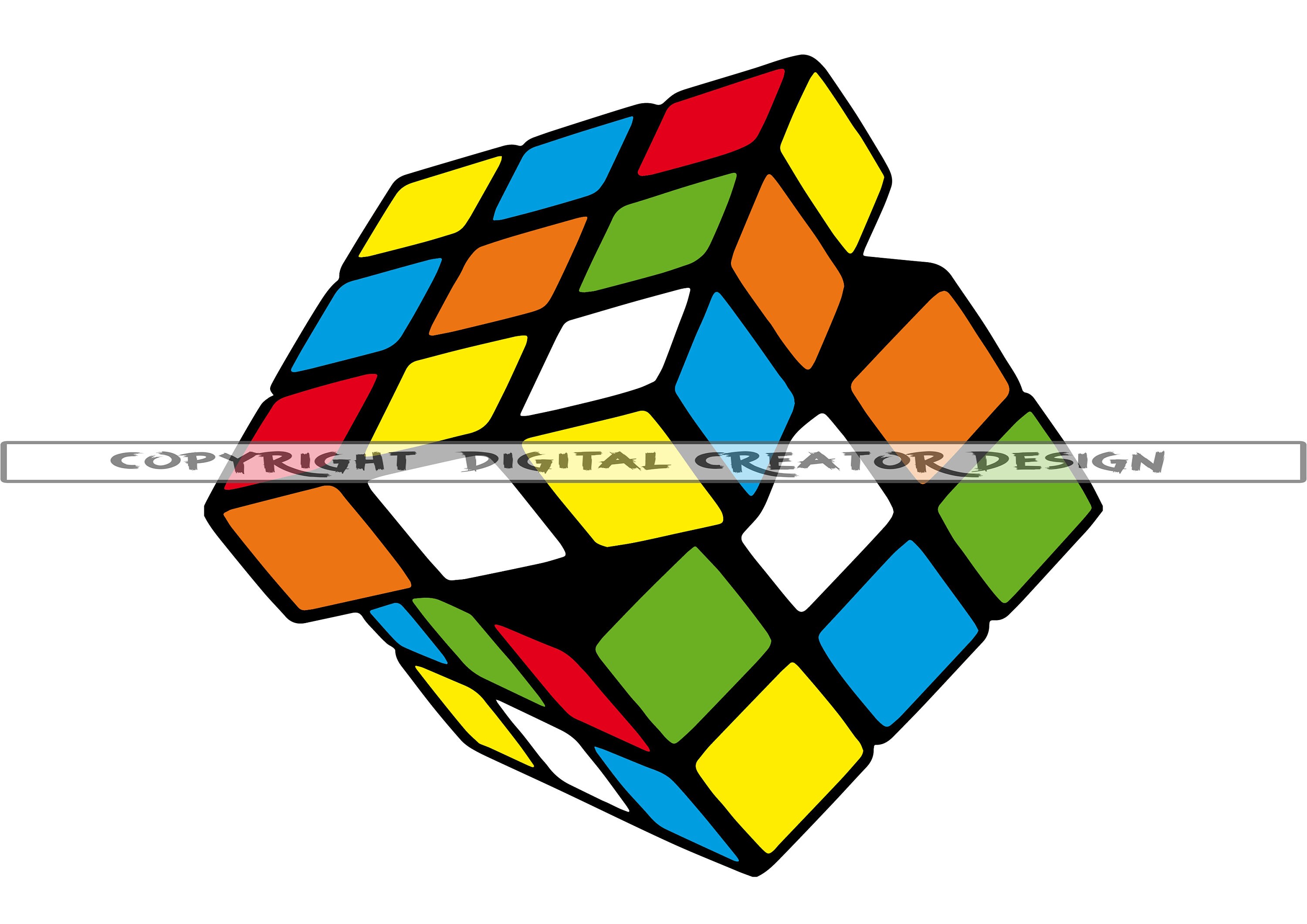 Cubo de Rubik SVG Cubo rubiks SVG Imágenes prediseñadas de | Etsy