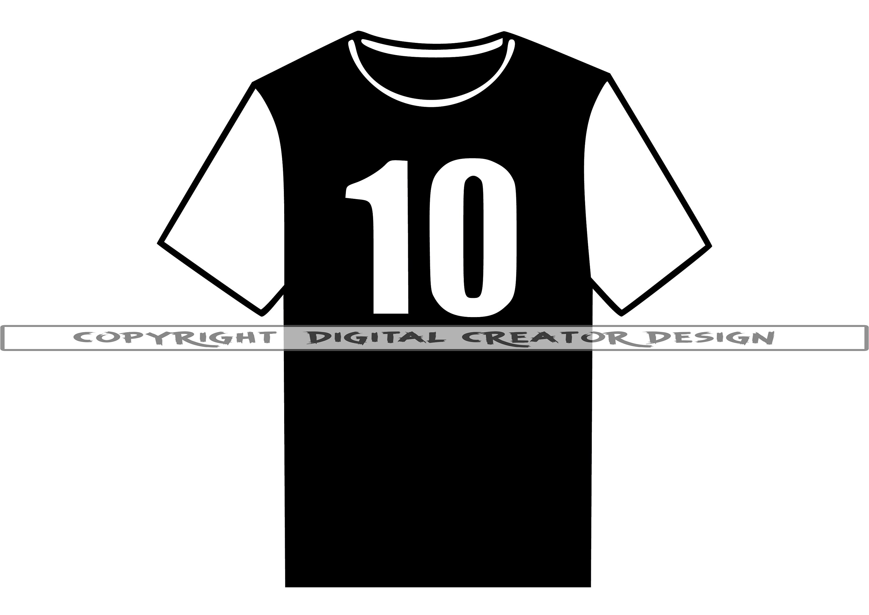 Soccer Jersey Outline SVG TShirt SVG Sports Jersey Clipart Etsy