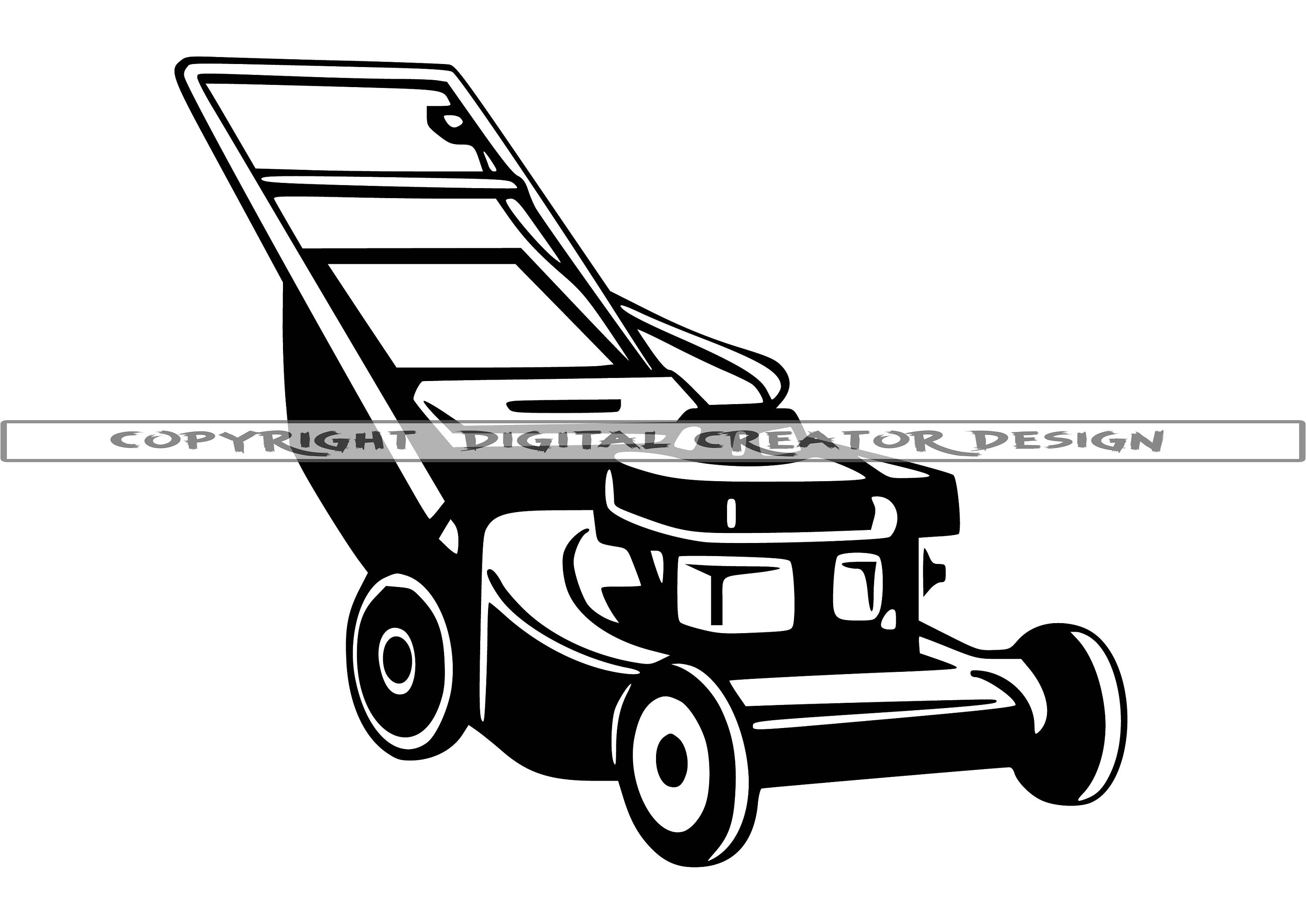 Lawn Mower 3 SVG Landscaping SVG Lawn Mower Clipart Lawn Etsy