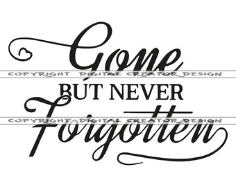 Gone But Not | Etsy