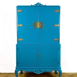 SOLD Drinks cabinet. Cocktail bar Gin Cabinet Vanity dresser UK delivery only