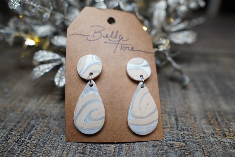 Nudes /& Neutrals collectionTeardrop shape hypoallergenic studs