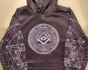 Illuminati rainbow refraction hoodie hot sale