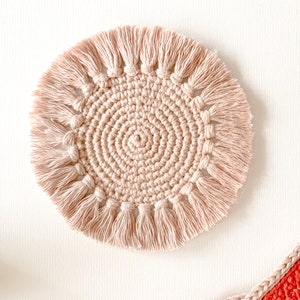 Posavasos/posavasos de algodón Oeko-Tex