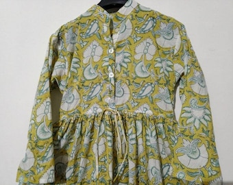 Summer Dress,Handmade Indian Cotton Maxi Dress, Block Print