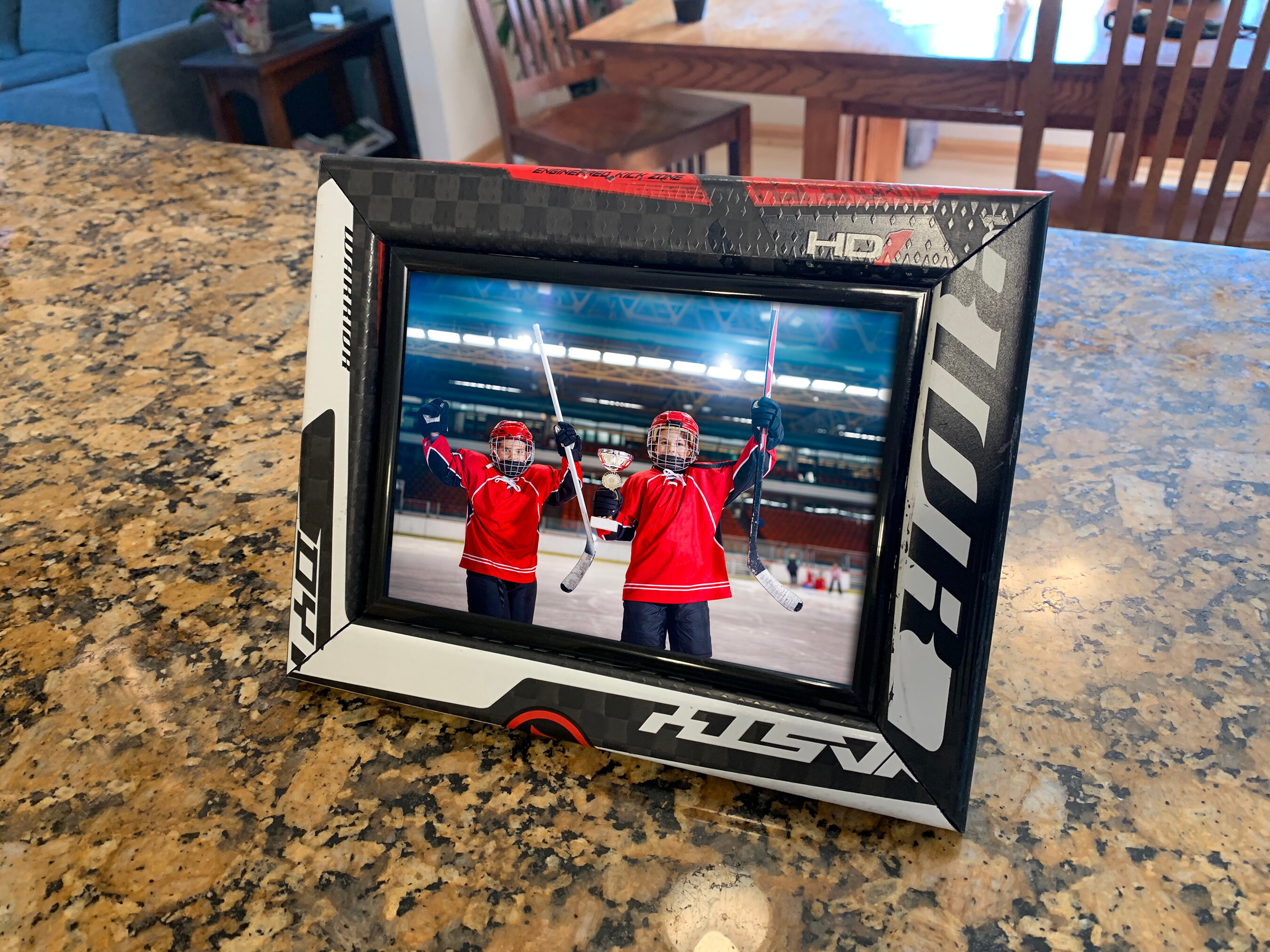 Hockey Stick Frame Hockey Stick Photo Frame 8 x 10 5 x 7 Etsy