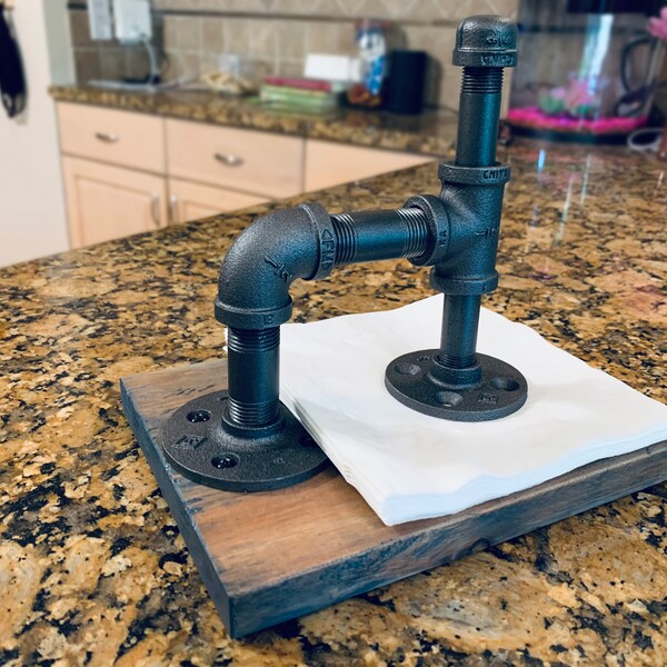 Industrial Napkin Holder Etsy
