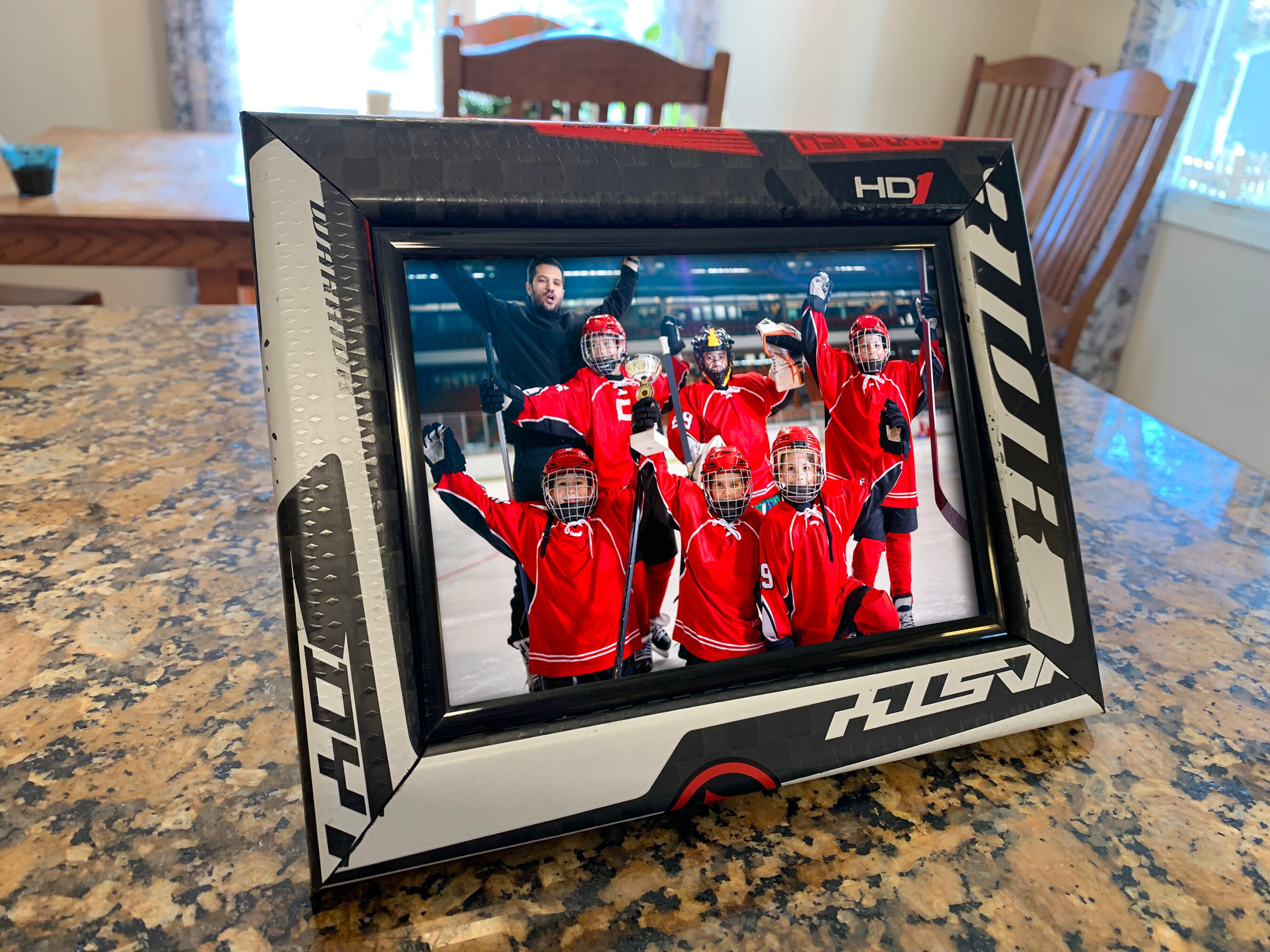 Hockey Stick Frame Hockey Stick Photo Frame 8 x 10 5 x 7 Etsy