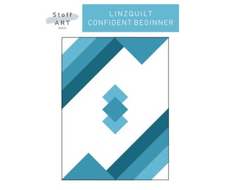 Linz-quilt; moderne quiltpatronen; PDF-patronen; Downloaden