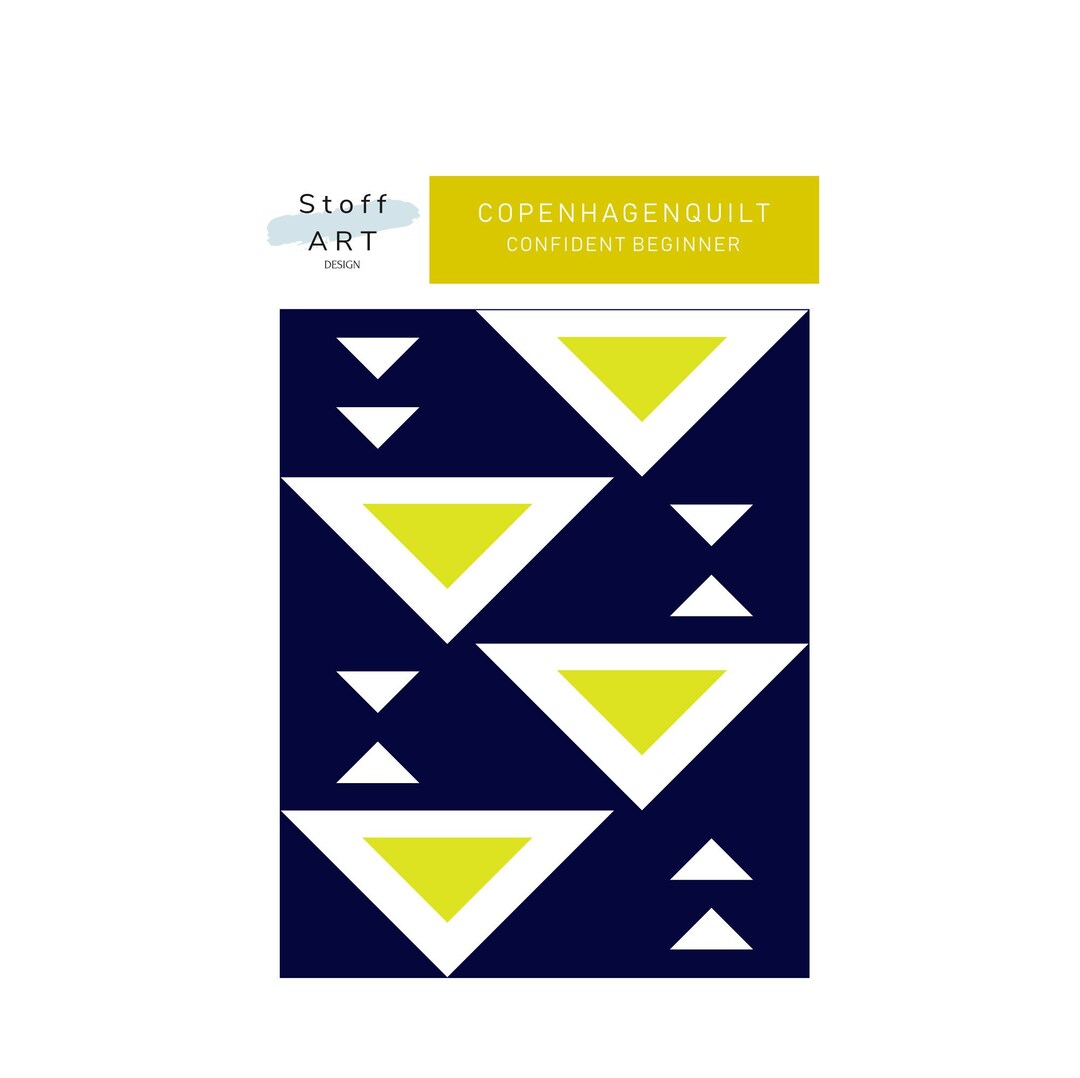 Copenhagen Quilt Pattern PDF Download Original Modern Quilting Design