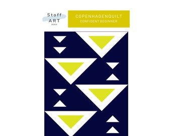 Kopenhagen Quiltpatroon PDF Download - Origineel modern quiltontwerp