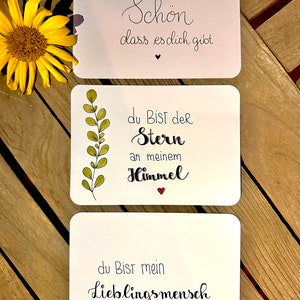 Ansichtkaarten SET VAN 3...de ster aan mijn hemel