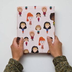 Wrapping Paper To Celebrate Girls - Pink Wrapping Paper With A Girly Twist, 100% Recyclable & Perfect For All Special Girls Out There