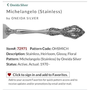 Oneida Silver Michelangelo Cube Stainless Steel 6 piece Serving Set flatware
