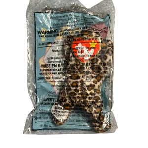 Ty Freckles The Leopard Toy Animal Sealed In Original McDonalds Packaging 1999 Collectible Plush For Kids Or Collectors