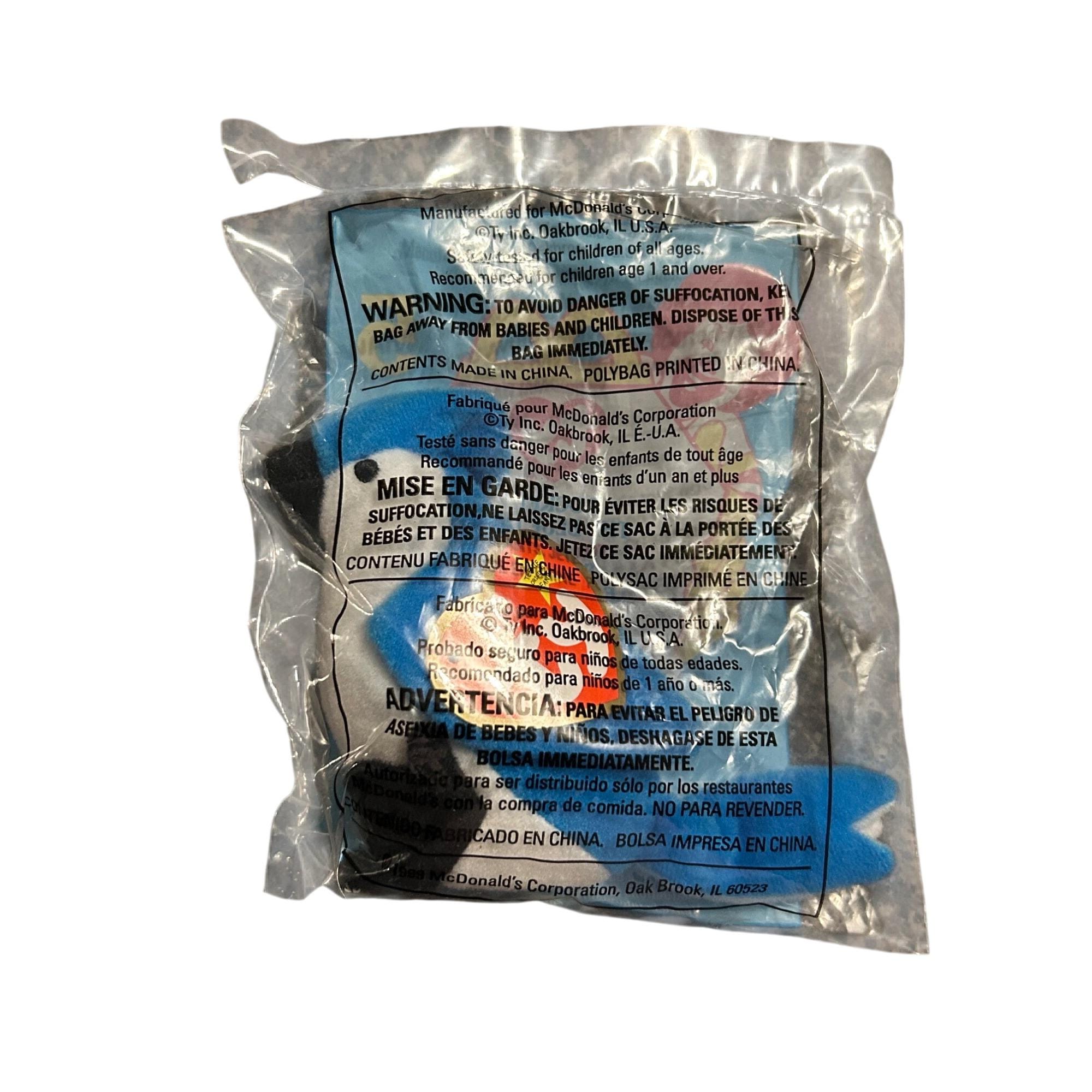 Ty Mcdonalds Beanie Baby Rocket the Blue Jay Toy Animal 1999