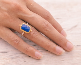 Lapislazuli ring small