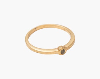 small gold Moldavite Ring, Tektite Moldavite Rings, cut real czech Moldavite, handmade ...jewelry for women, gift for her