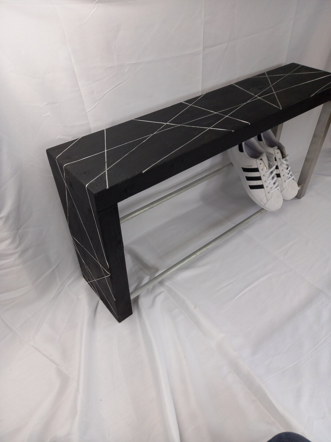 Graphiti Shoe Rack Geometric Shoe Rack and Seat Prototype 1 Off - Etsy