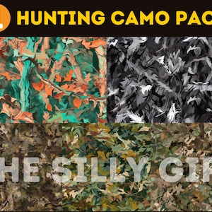 Hunting Camouflage Pattern Pack - 5 Different Patterns No. 1
