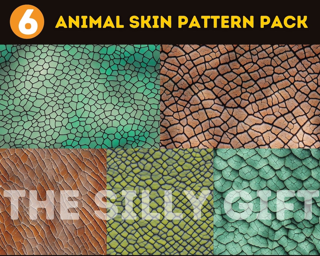 Animal Skin Digital Pattern - High-quality Design for Crafts and DIY ...