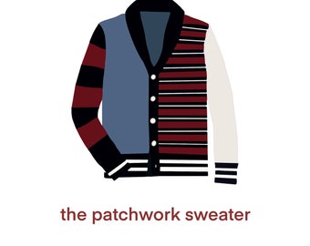 The Preppy Print - Patchwork Sweater