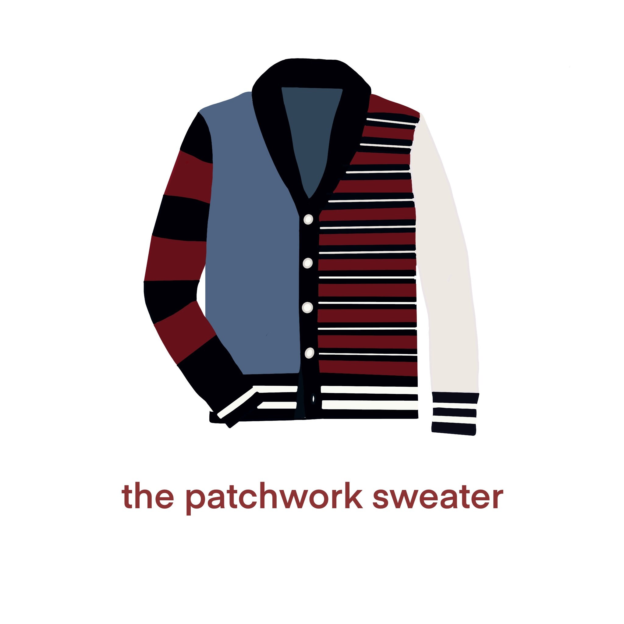 Preppy Style Printed Patchwork Embroidered Shirt