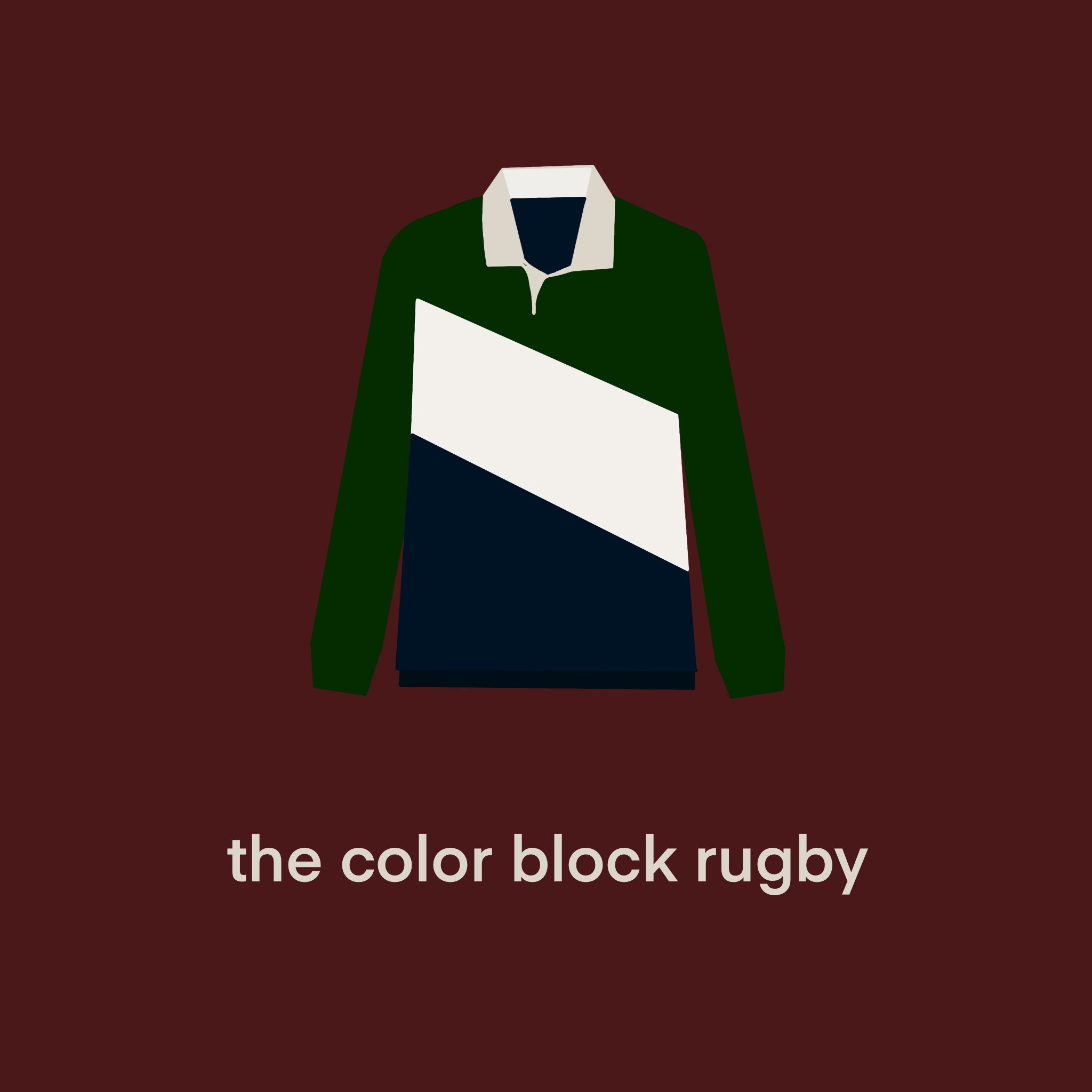 The Preppy Print - Color Block Rugby - Etsy