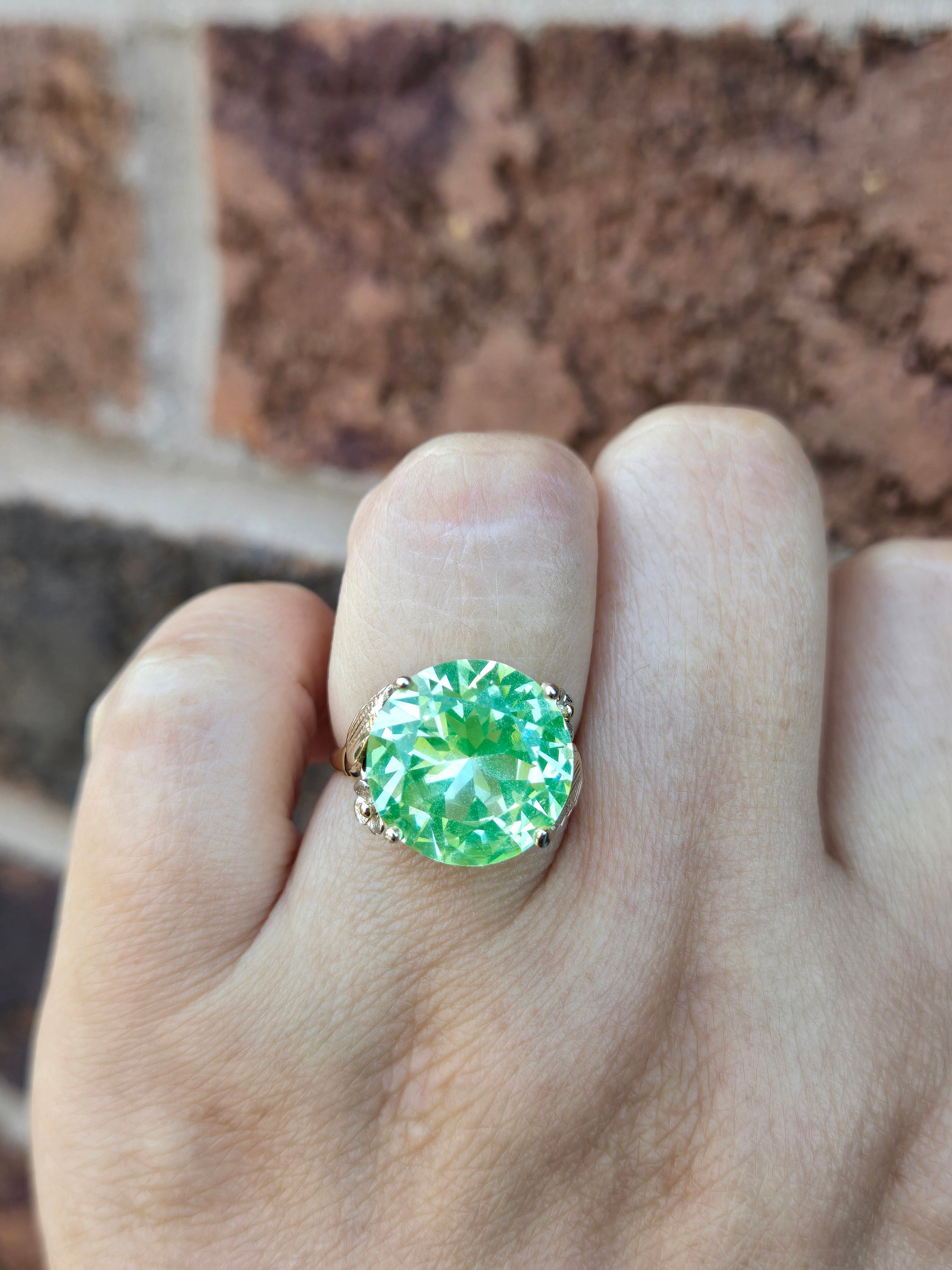 ★SENTIMENTS★ NO.236 [MINT GREEN] RING 11.47 carat Mint Green Tourmaline Anne Inlove Ring | Marisa