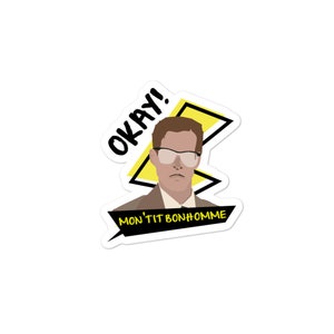 Custom-cut stickers Mr. Laplante