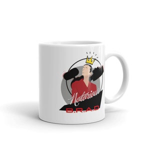 Brilliant White Mug Notorious Brad