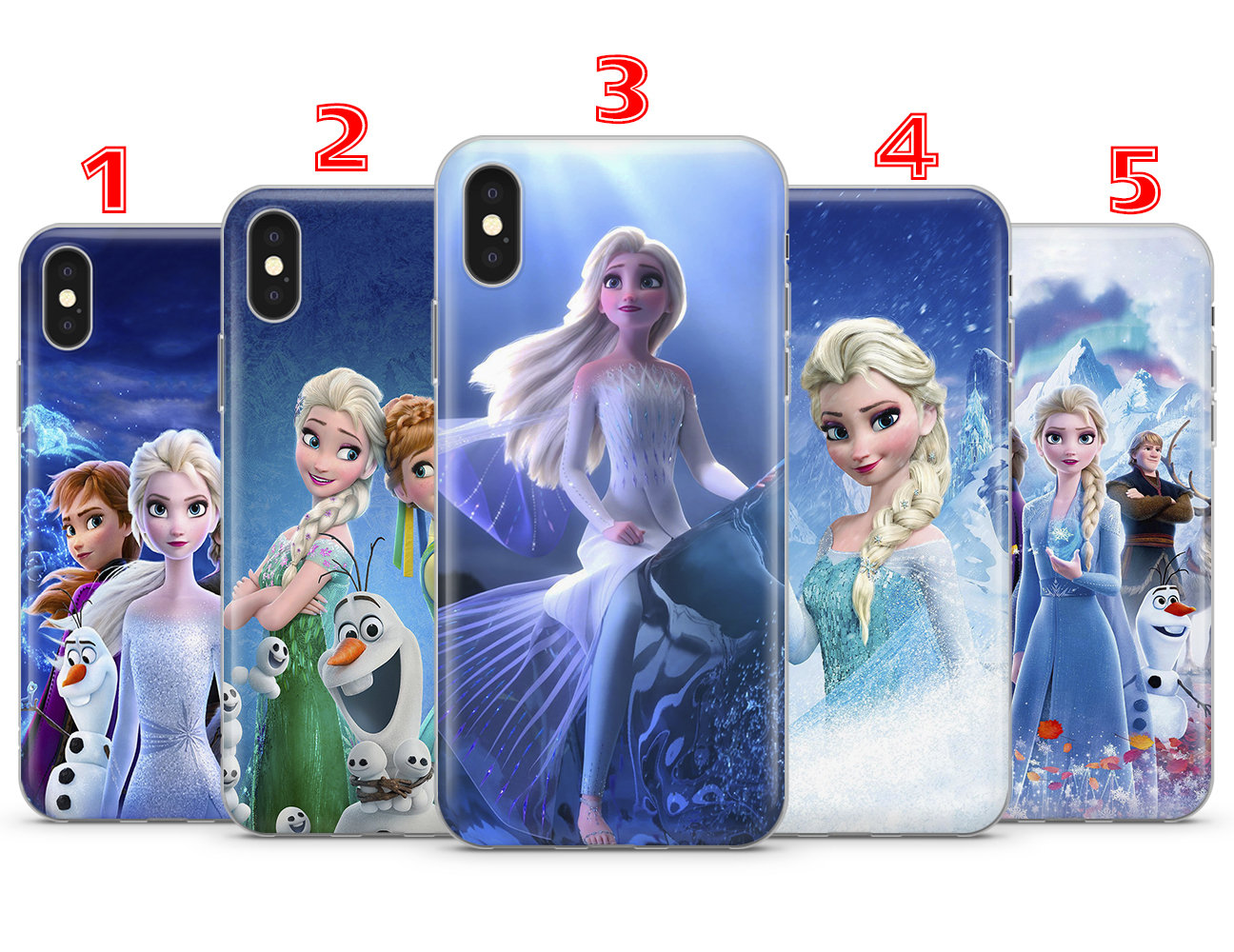 Discover Princess Elsa phone case Frozen Phone case for iPhone 13 12 11 X XS XR 8 7  Samsung S21 S20 A12 A32 A51 A52 A71 A72 Note20 Huawei phone case