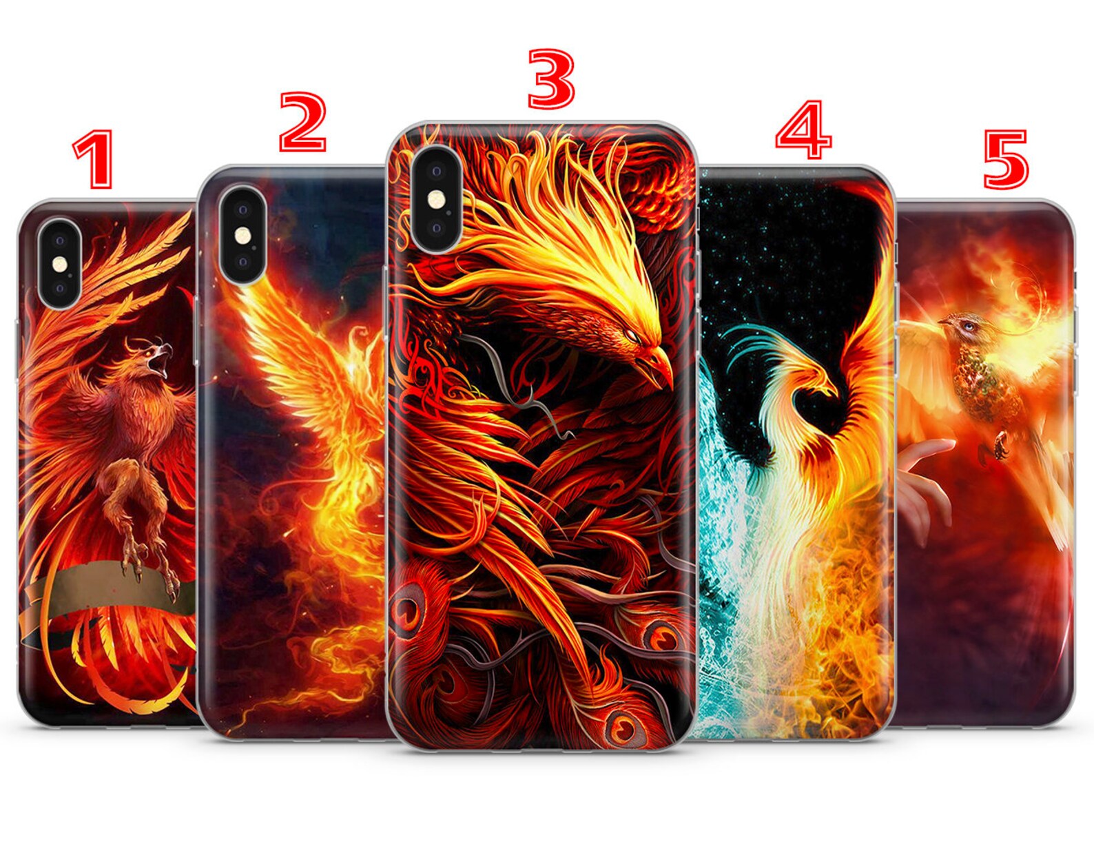 Fire Phoenix Phone case cover for iPhone 12 11 X XS XR Se2020 Etsy