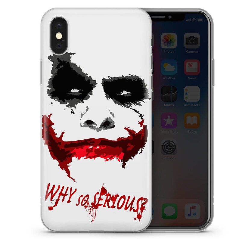 Joker Phone case Joker phone cover for iPhone 13 12 11 X XS Etsy