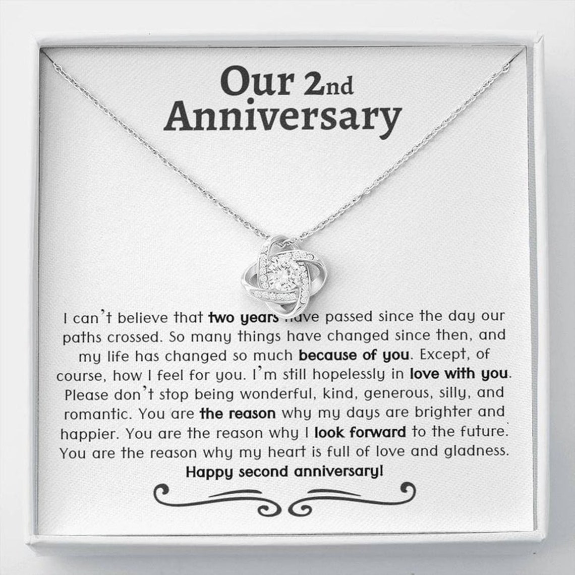 2 Year Anniversary Gift Two Year Anniversary Gift for Wife | Etsy