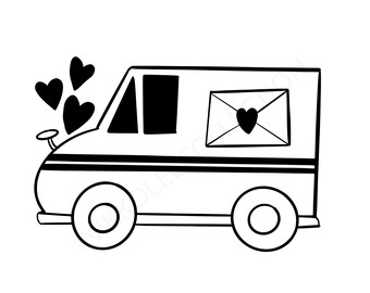Free Free 275 Mail Truck Thank You Svg Free SVG PNG EPS DXF File