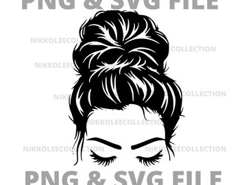Download Top Knot Svg Etsy