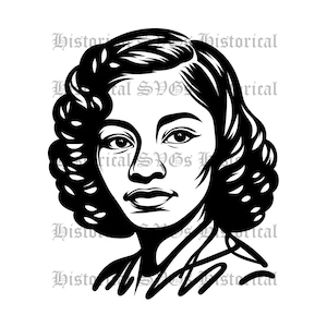 Rosa Parks SVG, JPG, PNG, dxf, pdf, eps Graphic - Ideal for Cricut, Stickers & Vinyl Decals
