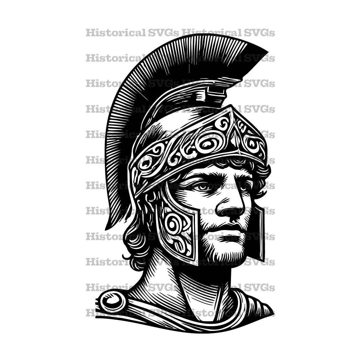 Alexander the Great SVG, JPG, PNG, Dxf, Pdf, Eps Graphic - Ideal for ...