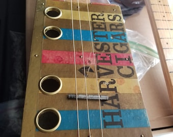 Cigar Box 3-snarige gitaar