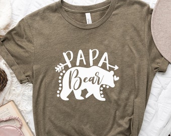 Papa Bear Shirt,Dad Tshirt,Papa Bear,Dad T-Shirt,Daddy Shirt,Father's Day Gift,Papa Tee,Birthday Gift For Dad,Dad Life Shirts,Shirts For Dad