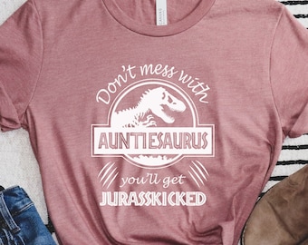 Jurassic Aunt Shirt - Etsy