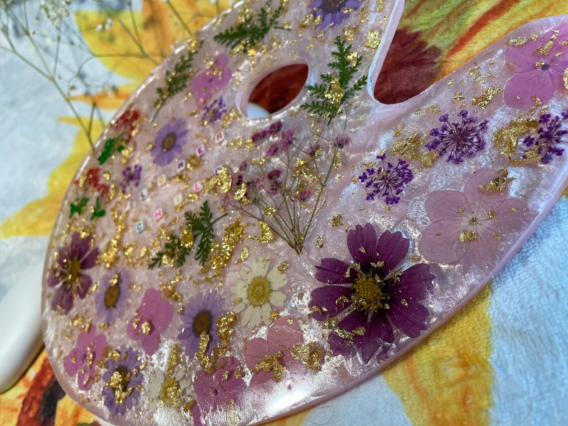 Resin paint palette Etsy