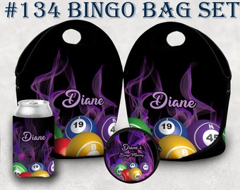 Bingo Bag and Accessories #134 Purple Flame