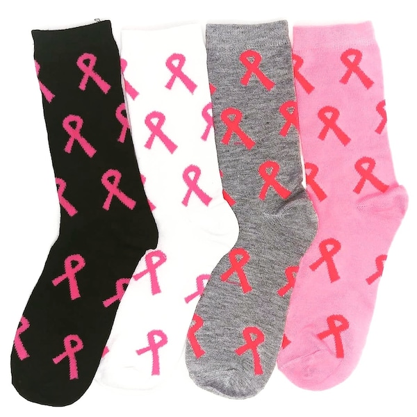 Adult Copper Socks |Breast Cancer Awareness