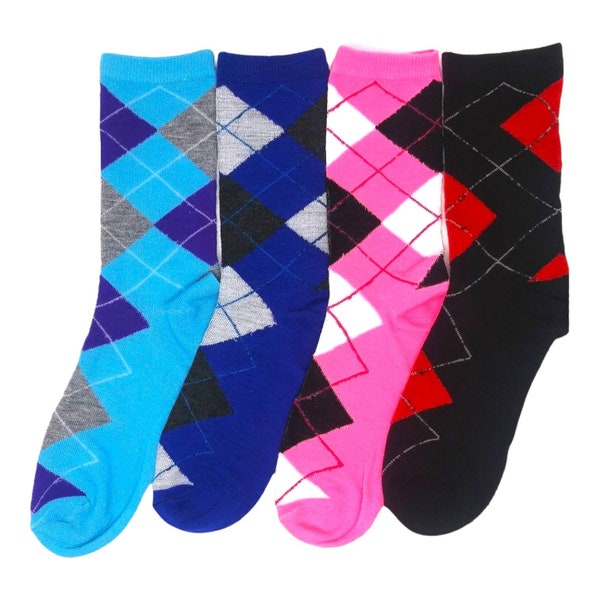 Adult Unisex Carbon Socks Argyle Socks