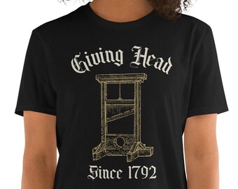 Giving Head Since 1792 Guillotine Adult Gag Novelty